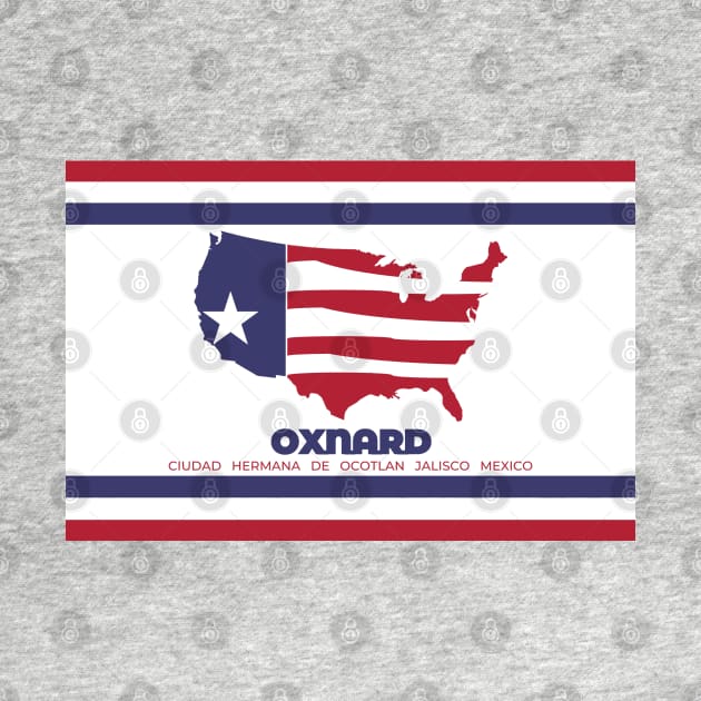 Flag of Oxnard, California by brigadeiro